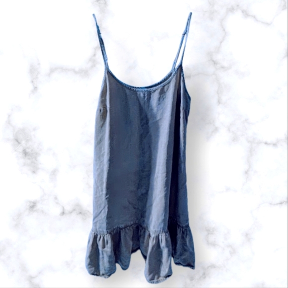 Garage Dresses & Skirts - GARAGE Chambray Blue mini dress or tunic